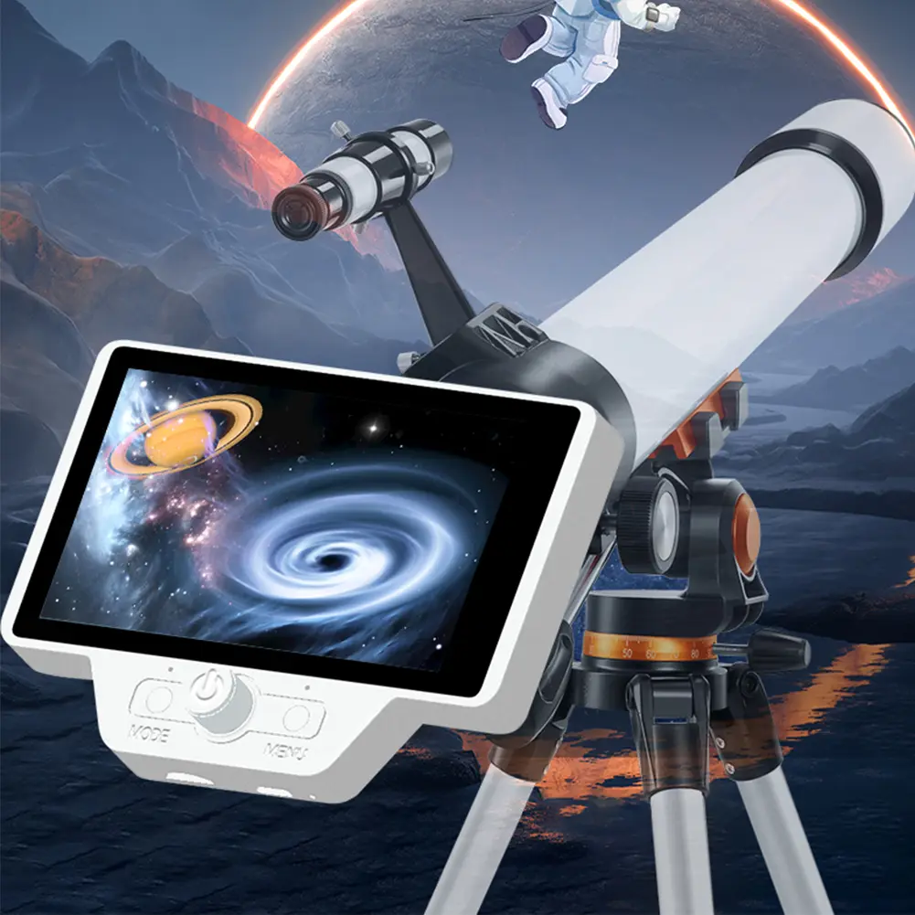 Telescope Electronic Eyepiece 5 Inch LCD 2K Digital Telescope Eyepiece Camera for Telescope 1.25 Inch Lunar Astronomy Camera
