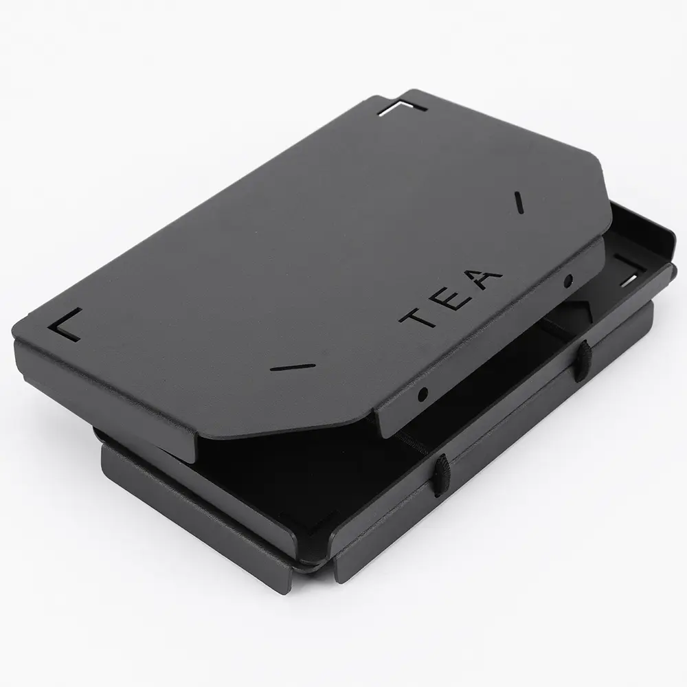 Folding Table Top Heavy Duty Table Board Plate Metal Mini Shelf Aluminum Alloy Suitable for Stanley Lunch Box9.4L