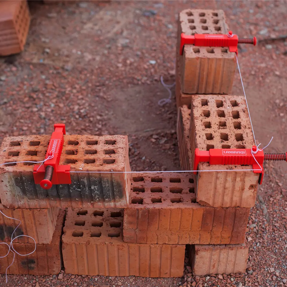 2pcs  Bricklaying Wire Drawer Plastic Stainless Steel Engineering Bricklaying Fixer Building Brickwork Accessories