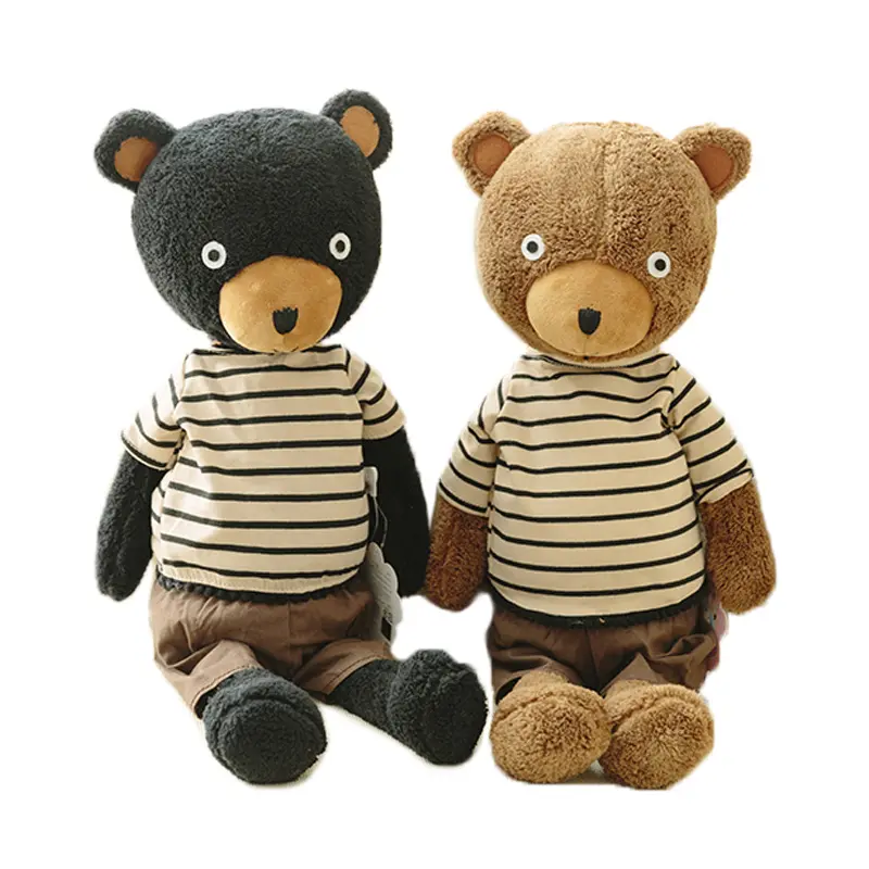Cute Dressing Cat Bear Pig Rabbit Plush Dolls Soft Stuffed Animals Appease Teddy Bear Toys for Girls Birthday Gifts