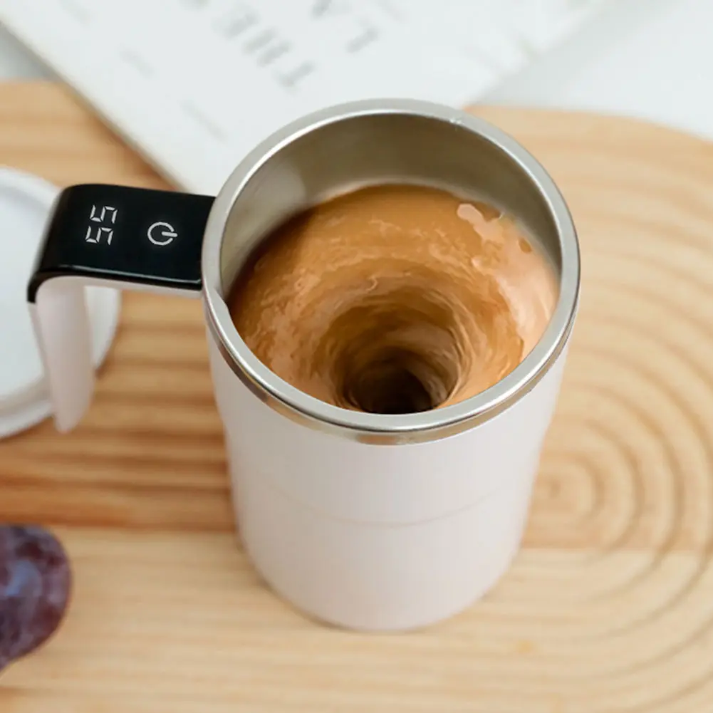 Auto Magnetic Coffee Mug Rechargeable Automatic Mixing Cup Automatic Stirring Cup for Milk/Cocoa at Office/Kitchen/Travel