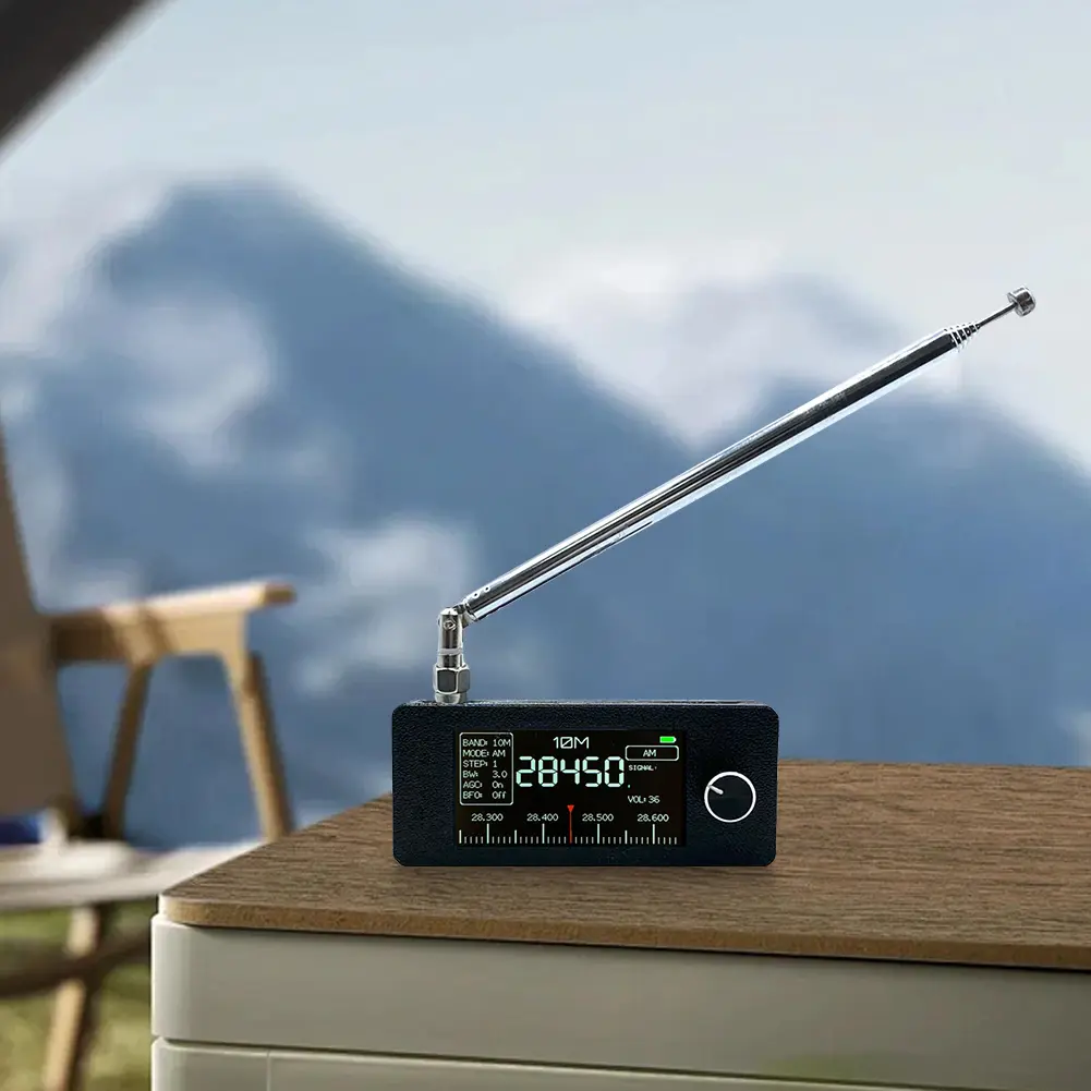 SI4732 0.5-108mhz Portable Radio LSB USB AM FM Pocket Mini Radio with 2pcs Antenna FM/AM Radio All Band Radio Receiver