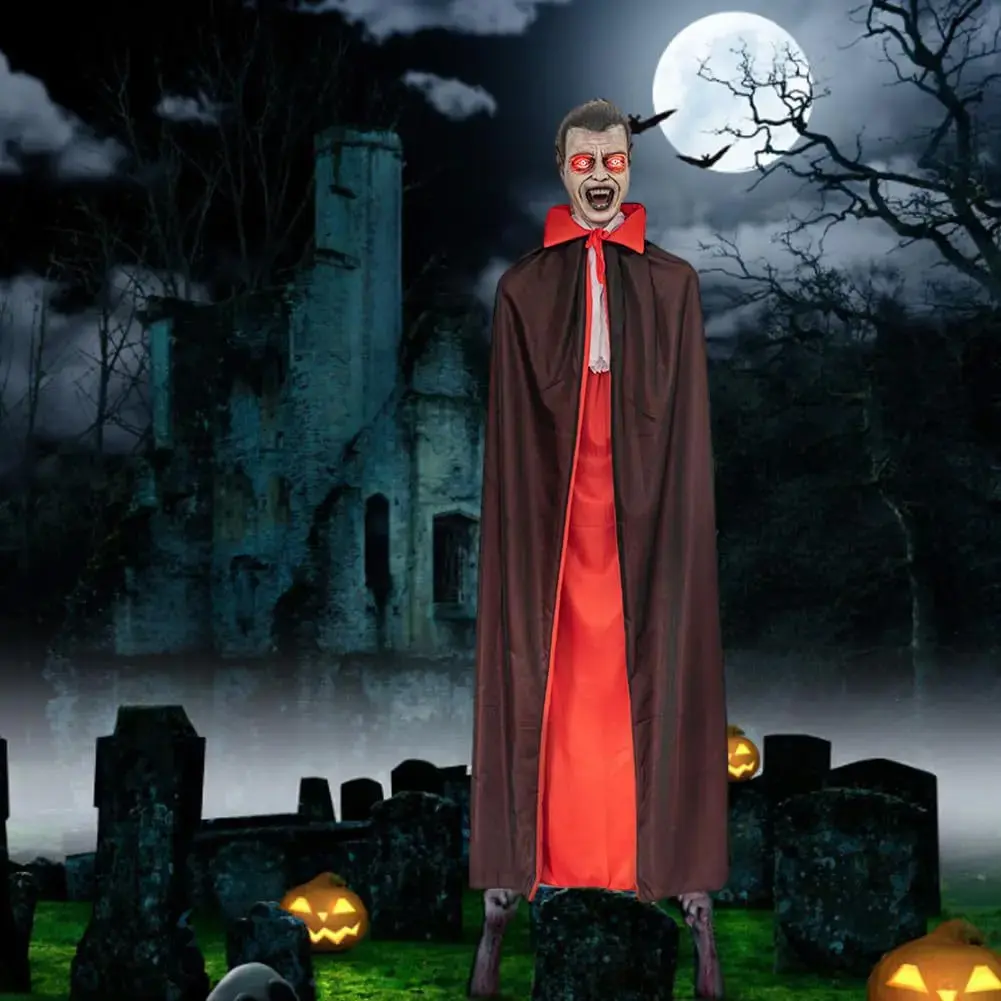 Halloween Horror Vampire Decoration Voice-Activated Eyes Glowing Vampire Scary Vampire House Bar Party Scene Decoration