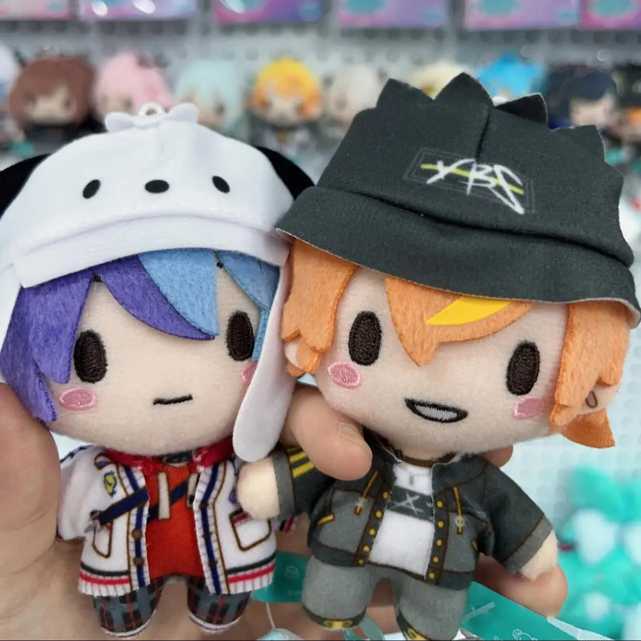 10cm Pjsk Plush Toy Keychain Project Sekai Shinonome Akito Stuffed Plush Doll Aoyagi Toya Pendant Backpack Bag Decor Gift