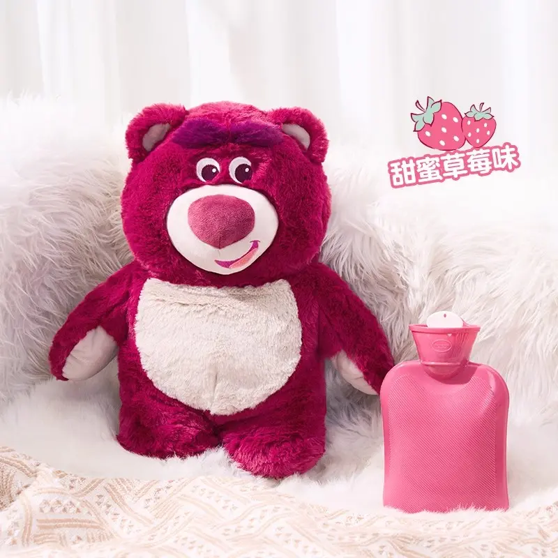 Cartoon Stitch 30Cm Winter Plush Doll Hot Water Bottle Kawaii Girls Portable Water-Filled Hot Water Bottle Christmas Gift