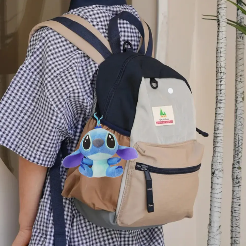 10cm Disney Anime Plush Toy Kawaii Stitch Angel Scrump Keychain Lovely Dolls Pendant Gift For Kids Stuffed Peluches Cute Toys