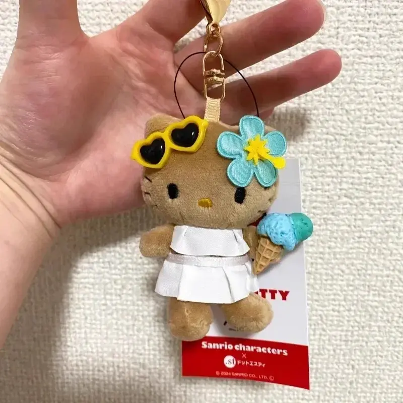 Lovely Plush Doll Keychain Stuffed Animal Pendant Kawaii Backpack Decoration Cartoon Toy Accessories for Girls Birthday Gifts