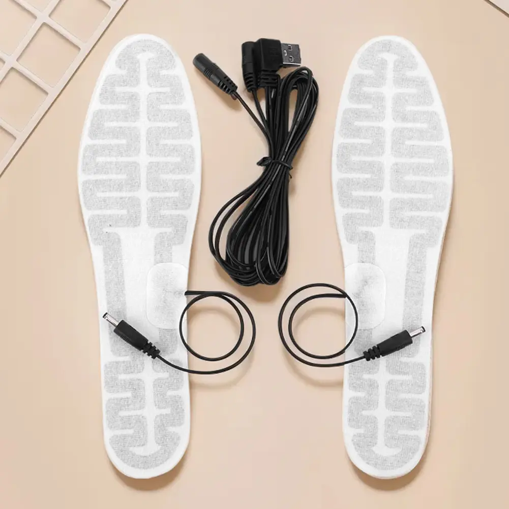 USB Heated Shoe Insoles Foot Warmer Film Electric Foot Warming Pad Winter Warm Insoles for Men and Women