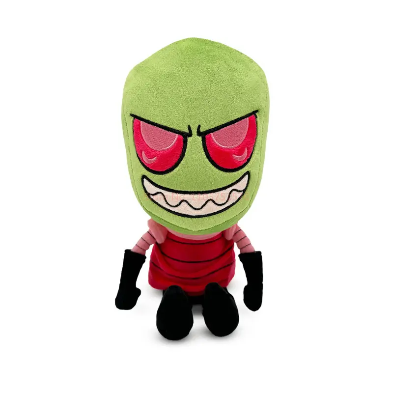 New Zim Dib Zippermouth Invader Plush Anime Figure Toys Soft Plushie Peripherials Stuffed Dolls Toy Collectibles Custom Gifts