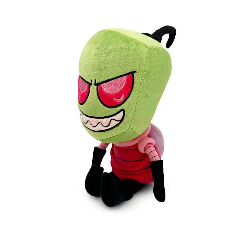 New Zim Dib Zippermouth Invader Plush Anime Figure Toys Soft Plushie Peripherials Stuffed Dolls Toy Collectibles Custom Gifts
