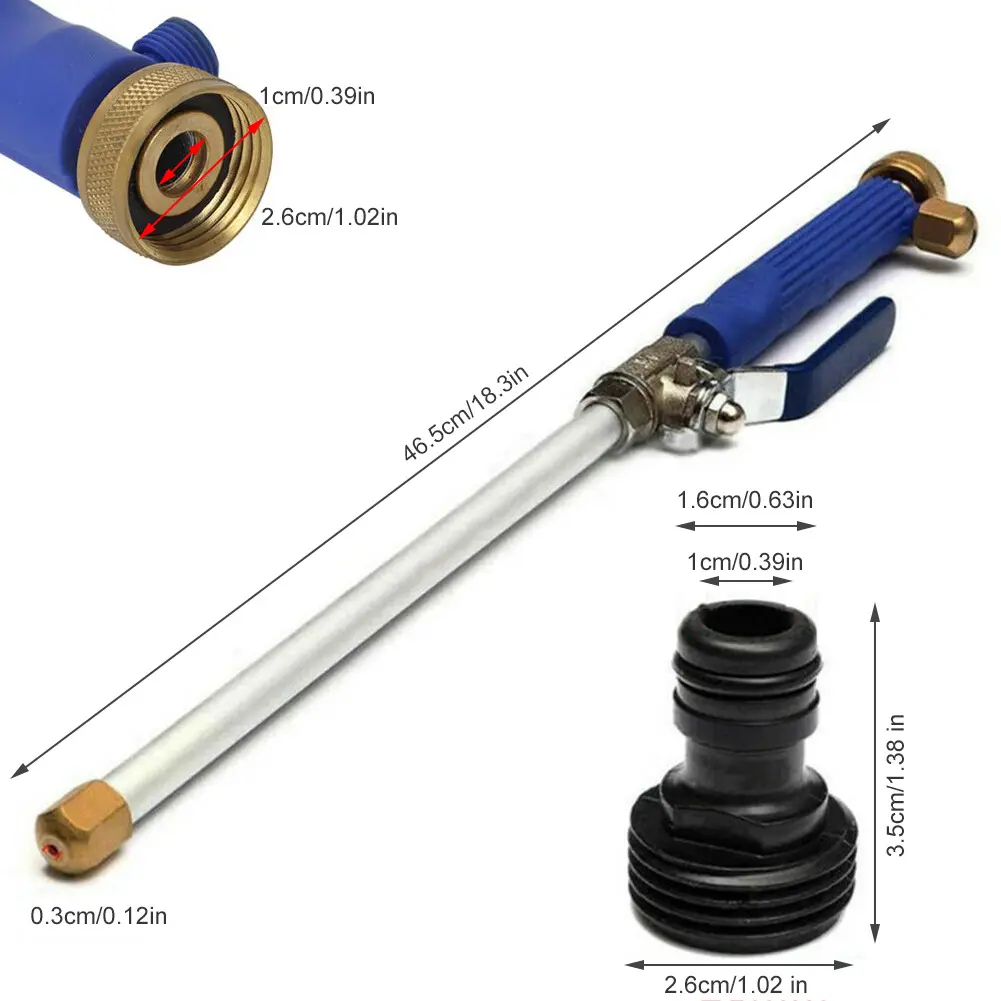 High Pressure Washer 2-in-1 Manual Operation Washer Leak-Proof Portable Car Washer Gun for Lawn Yard Home Garden Cleaning Tools