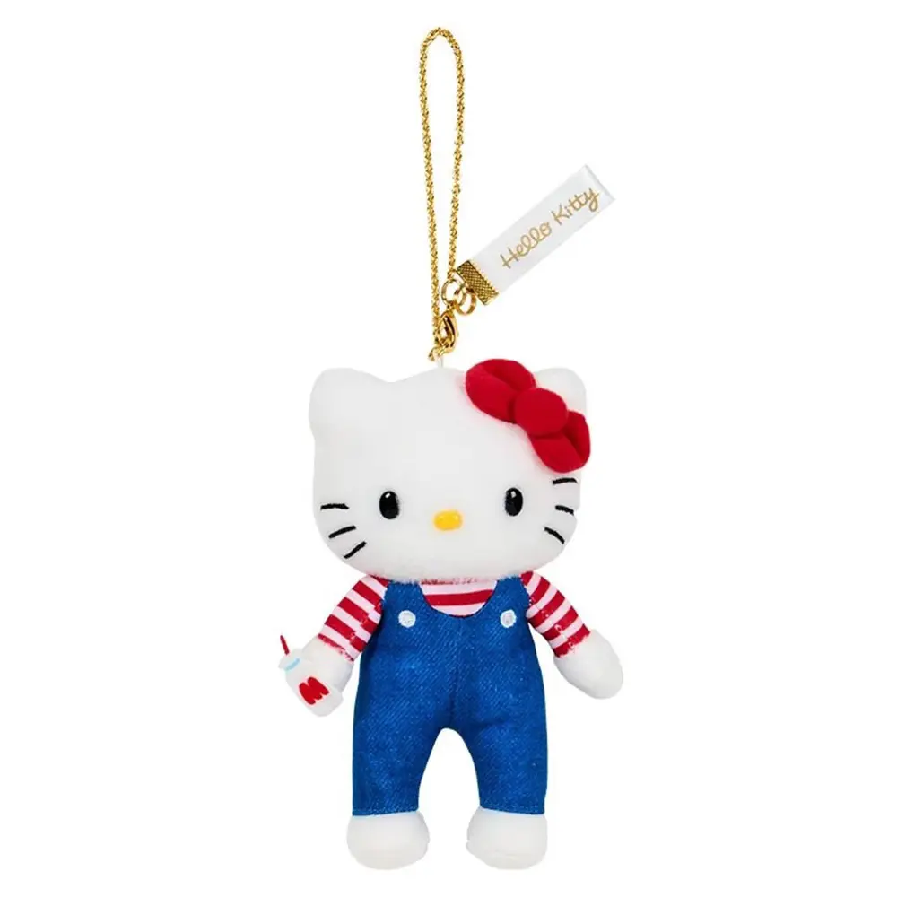 50th Anniversary Museum Kitty 18CM Pendant Keychain Plush Doll Toy