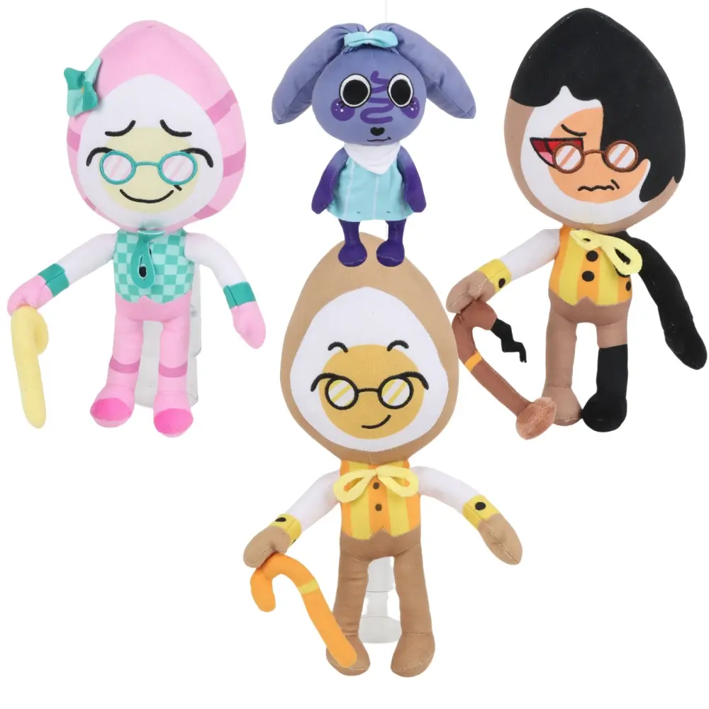 Dandy's World Bassie Plush Dandys World Silly Astro Plushie Cute Cosmo Stuffed Doll Room Decor Toy Kids Birthday Gift