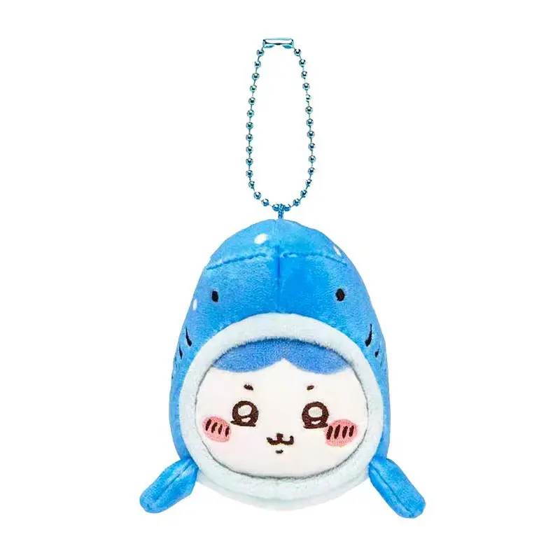 Miniso ‌Chiikawa Hachiware Creative Aquarium Flip Fish Shark Blue Whale High Beauty Plush Pendant Family Friend Holiday Toy Gift