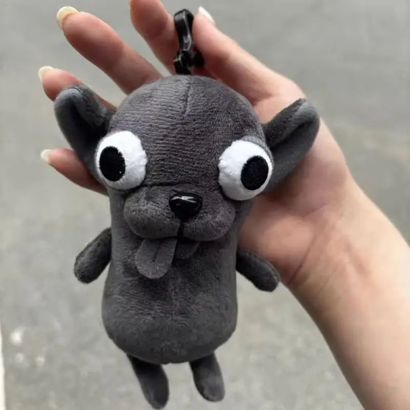 Chihuahua Dog Puppy Toy Keychain Pendant - Godgwawa Simulation Stuffed Animal Funny Kawaii Birthday Gift for Kids