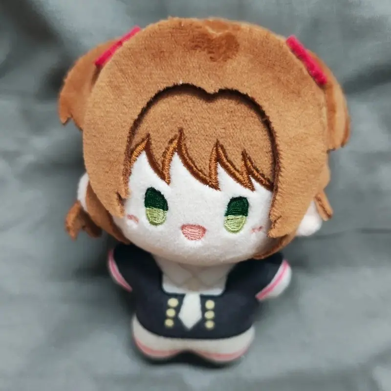 10cm Card Captor Anime Peripherals Kinomoto Sakura Starfish Body Plush Toy Daidouji Tomoyo Cotton Doll Bag Pendant Keychain Gift