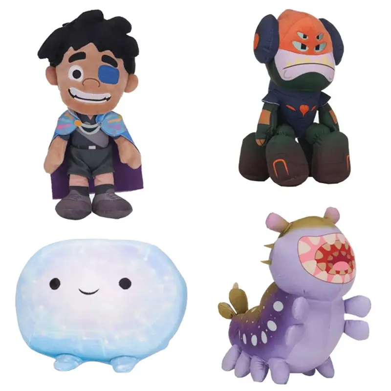 New Arrival Elio Boy Cartoon Movie Alien Plush Toy Earth Commissioner Soft Stuffed Animal Peluche Doll Toy Collectible  Fans Toy