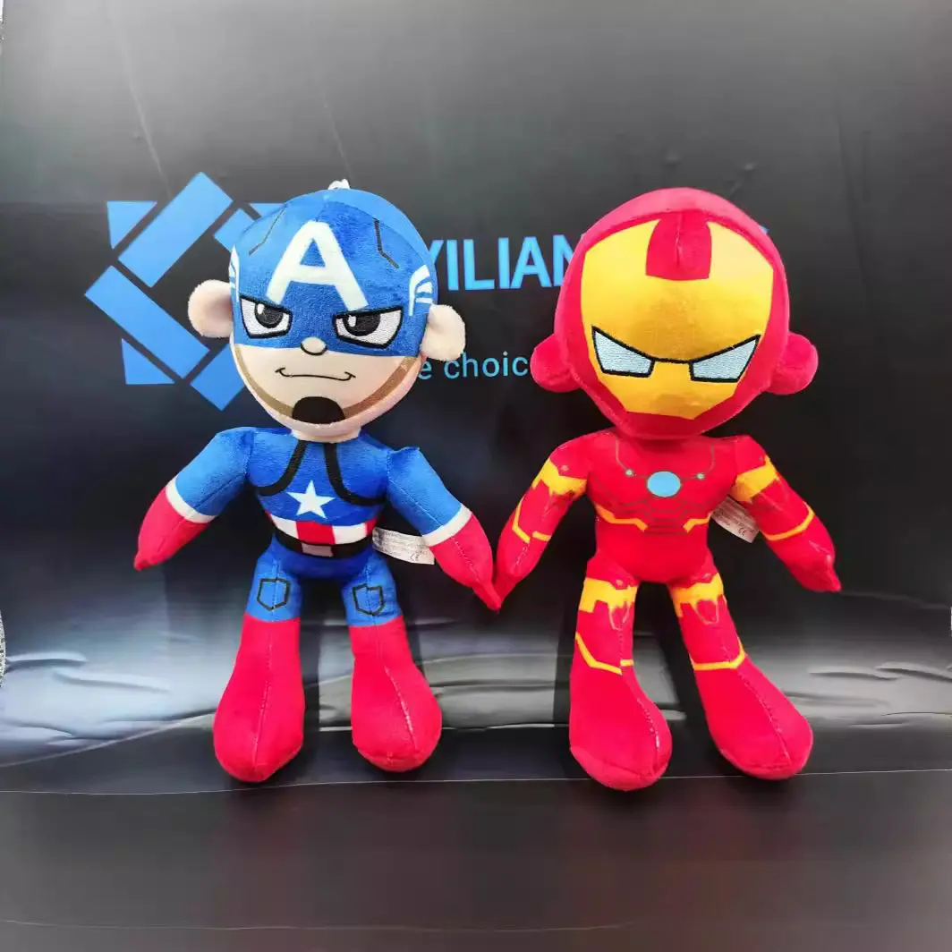 Anime Movied Avengersed Animated 30cm Marvel Spider-Man Plush Toy d Cartoon Character Eco-Friendly PP Cotton Stuffed Doll Gifts