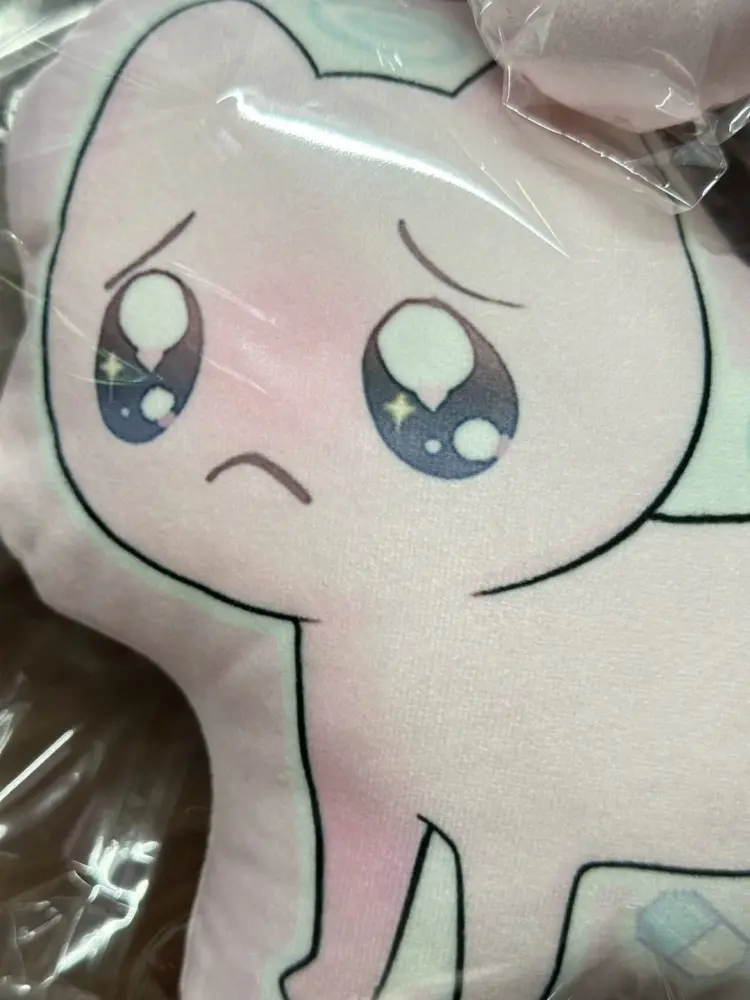 Needy Girl Overdose Cute Angel Producer Cat Anime Game Pillow Toy Rain Cos Prop Japanese Cute Plush Doll