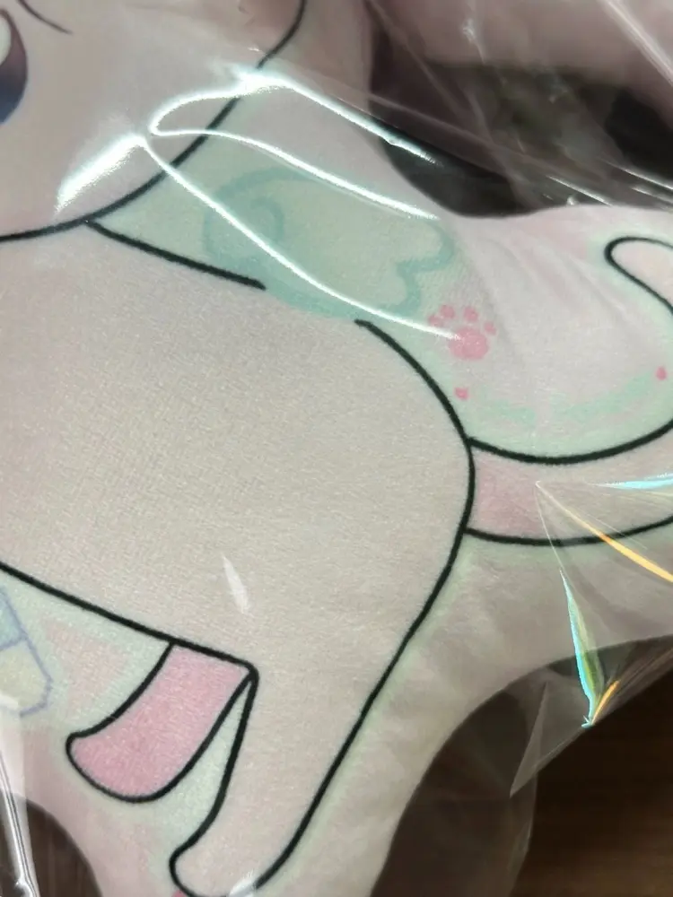 Needy Girl Overdose Cute Angel Producer Cat Anime Game Pillow Toy Rain Cos Prop Japanese Cute Plush Doll