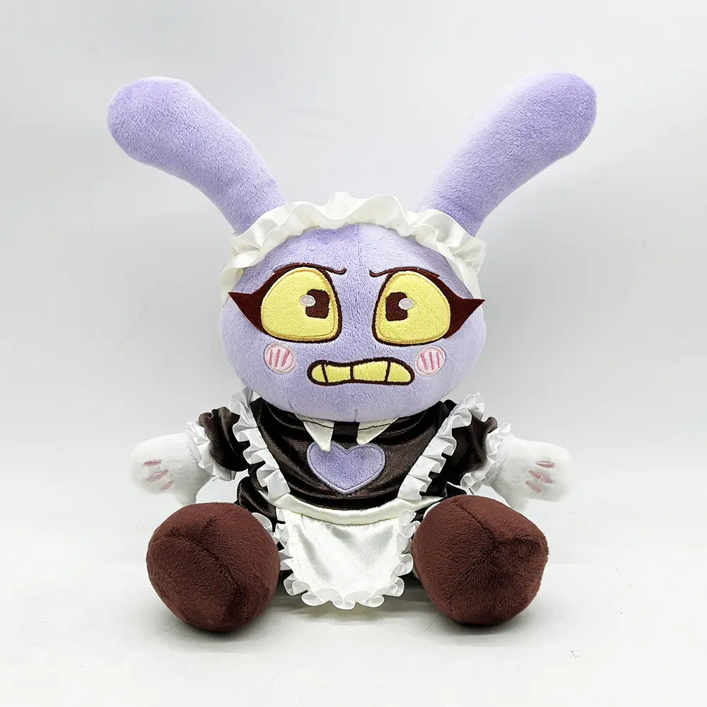 Maid Jax Plush Dolls Cotton Rabbit Doll Gaming Peripherals Male Doll Soft Doll Cute Room Decoration Toys Kids Birthday Gifts