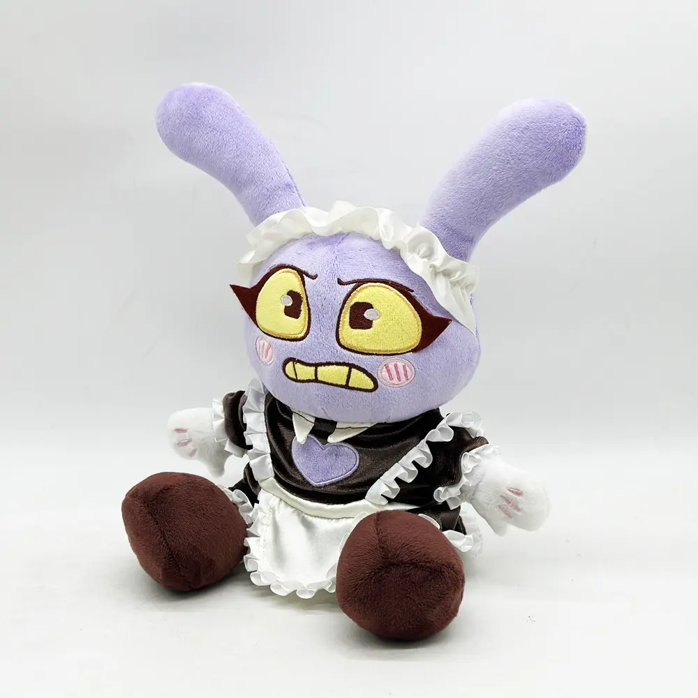 Maid Jax Plush Dolls Cotton Rabbit Doll Gaming Peripherals Male Doll Soft Doll Cute Room Decoration Toys Kids Birthday Gifts