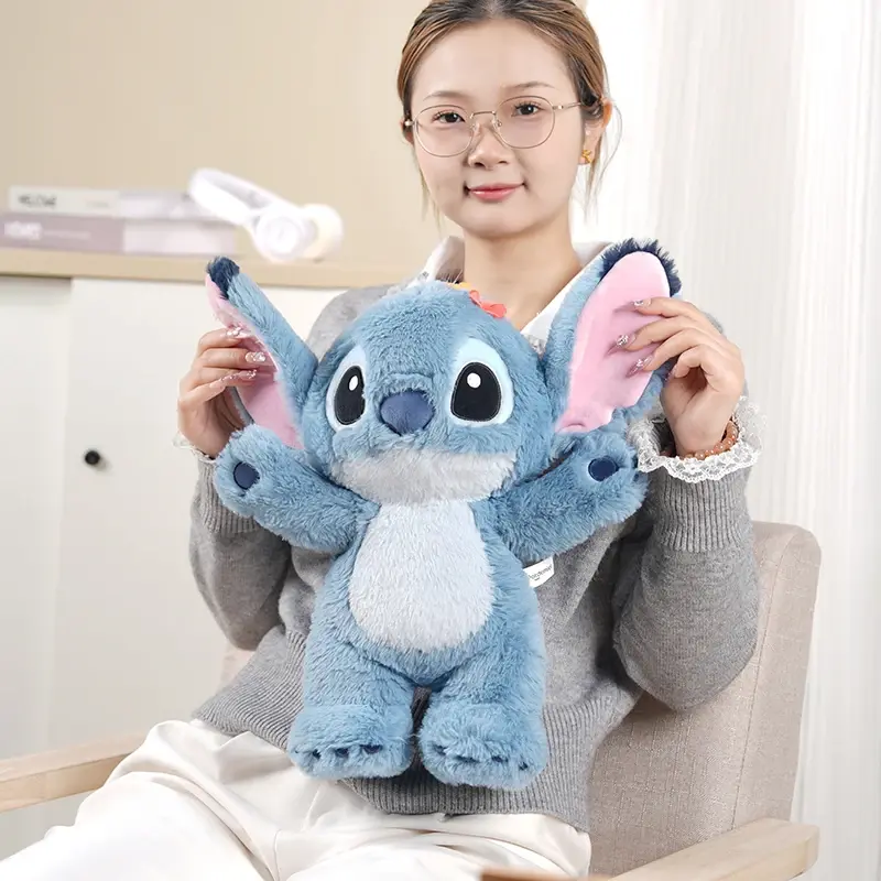 Plush Toy  Disney Stitch Anime Lilo & Stitch Stuffed Toys Kawaii Cartoon Cute Plsuh Doll Anime Toys Kids Birthday Gift