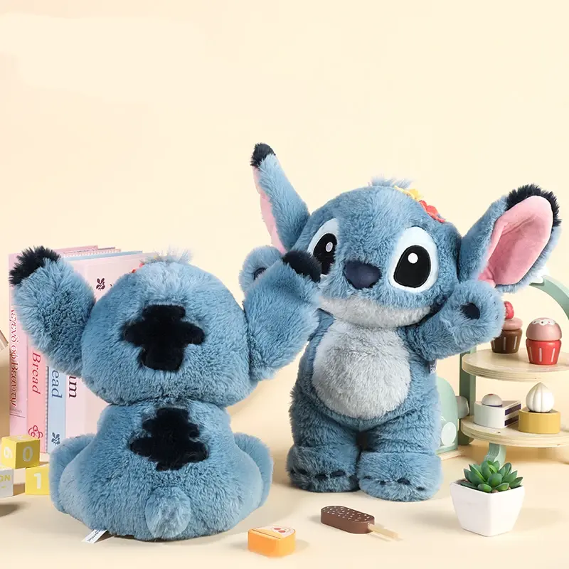 Plush Toy  Disney Stitch Anime Lilo & Stitch Stuffed Toys Kawaii Cartoon Cute Plsuh Doll Anime Toys Kids Birthday Gift
