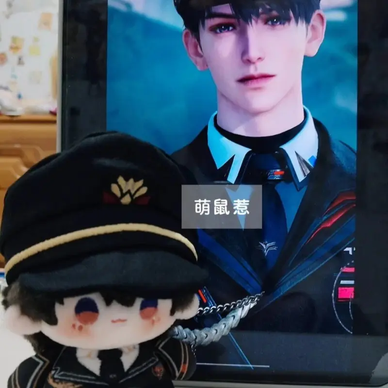 10cm Love And Deepspace Mini Doll Sylus Rafayel Xavier Zayne Cosplay Cat Ear Stuffed Pendant Toy Decoration Doll Keychain Gifts