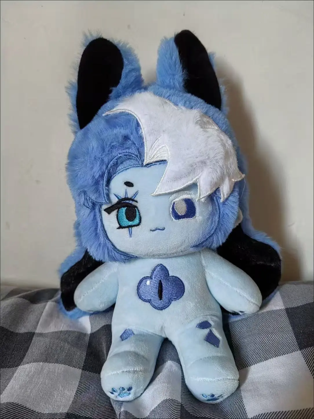 20cm Shadow Milk Cookie Plush Doll Cartoon Game Cosplay Dress-Up Cotton Toy Customizable Changeable Clothes Gift For Kids