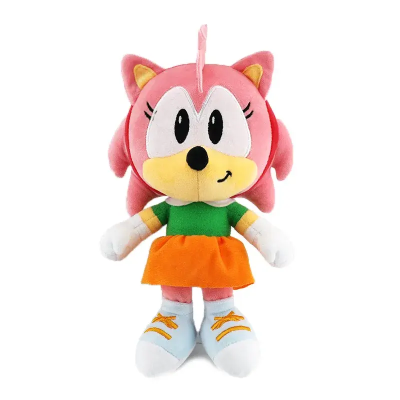 New Super Hedgehog Cream The Rabbit Shadow Dr. Eggman Tails Amy Rose Game Accessories Kawaii Plush Toy Pendant Girl Gift