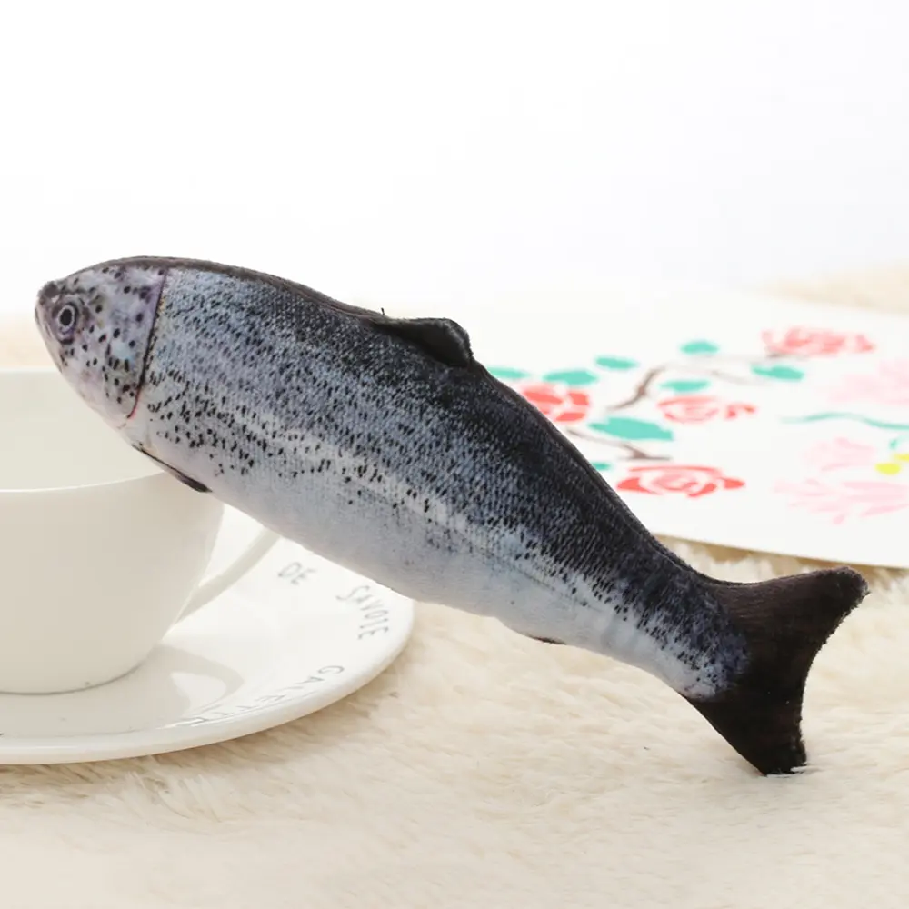 1Pc New Lovely Soft Funny Artificial Simulation Fish Cute Plush Toys Stuffed Sleeping Toy For Little Kids Playing Toy Gift