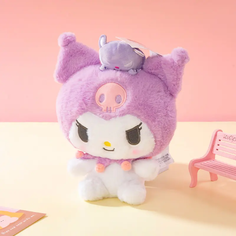 New Sanrios Baby Good Friends Series My Melody Cinnamoroll Plush Doll HelloKittys Toys Pillow Bedroom Ornaments Decoration Gift