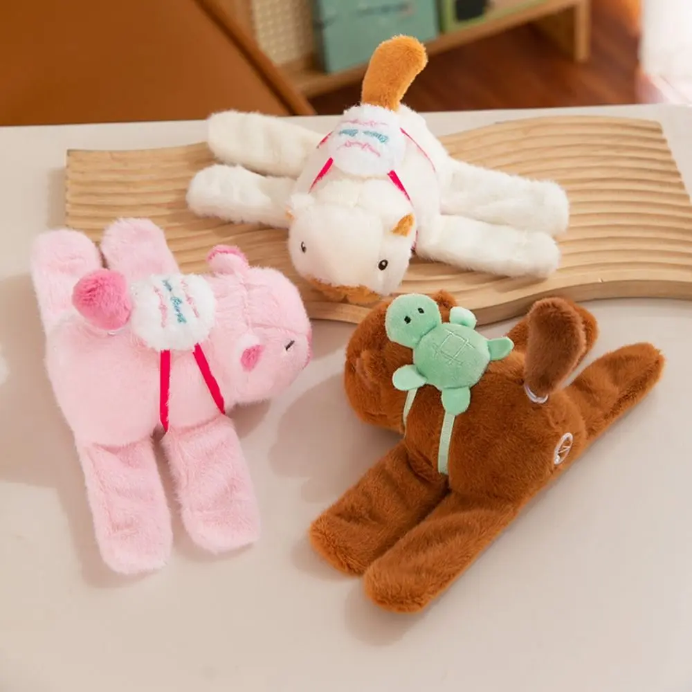 Wagging Tail Cute Capybara Toy Plush Doll Capybara Plush Papa Circle Cartoon Animal Plushie Women Gift Interactive Toy