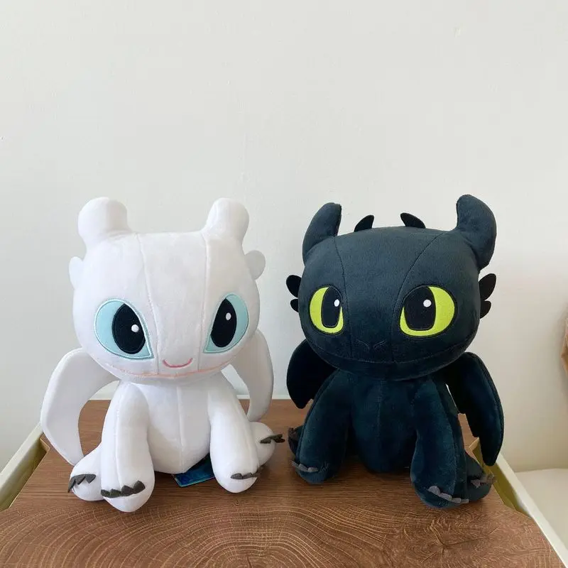 New To Train Your Dragon Anime Figures Toothless Plush Toy Doll Toothless Plush Toy Room Children Toy Cute Kawaii  Birthday Gift