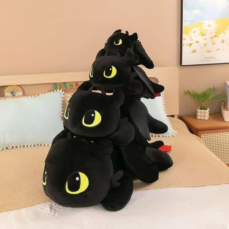 Kawaii Little Flying Dragon Plush Toy Lying Posture Style Movies Toothless Doll Pillow Children Couple Christmas Birthday Gift