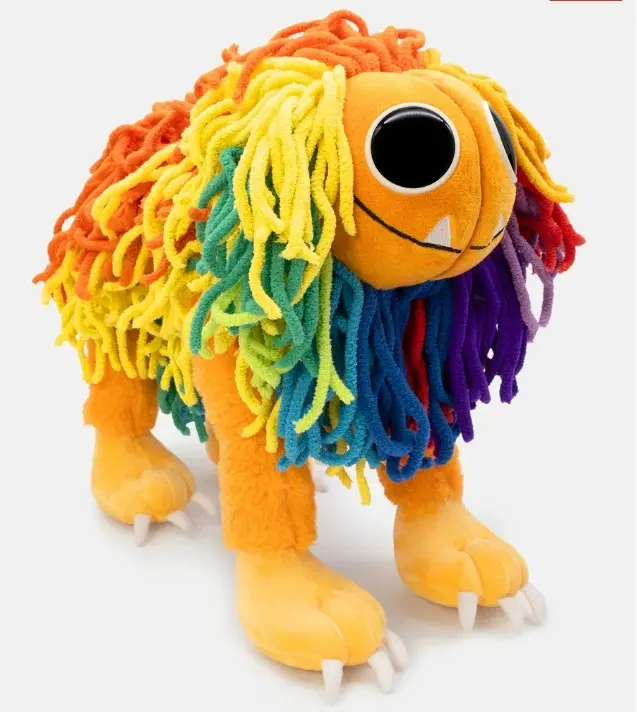25cm Yarnaby Plush Animal Figure Nightmares Critters Doll Bobby Colorful Lion Plush Toy Collection Decoration OrnamentsToys Gift