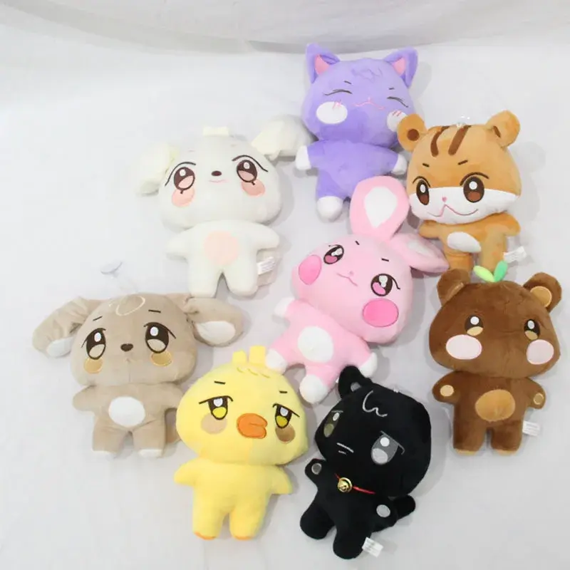 Kpop ATEEZ Aniteez Stuffed Animals Plushies Toy Room Decor Doll Gift Hongjoong Seonghwa Yunho Yeosang San Ming Wooyoung Jongho
