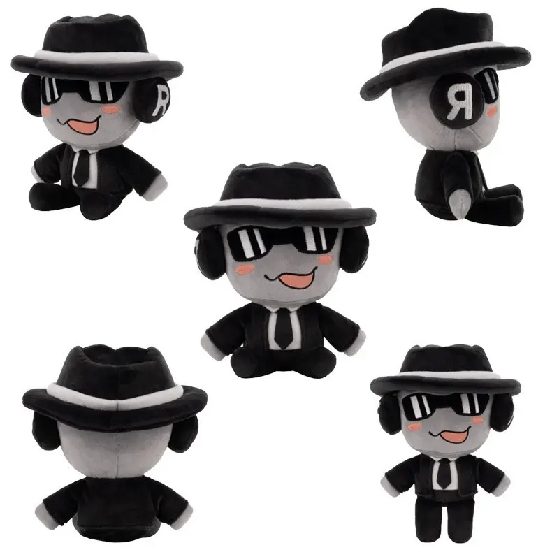 NEW  Forsaken Gubby Plush Anime Pizzaman Chance Man Plushie Cute Cartoon Stuffed Doll Soft Room Decor Pillow Toy Kids Gift