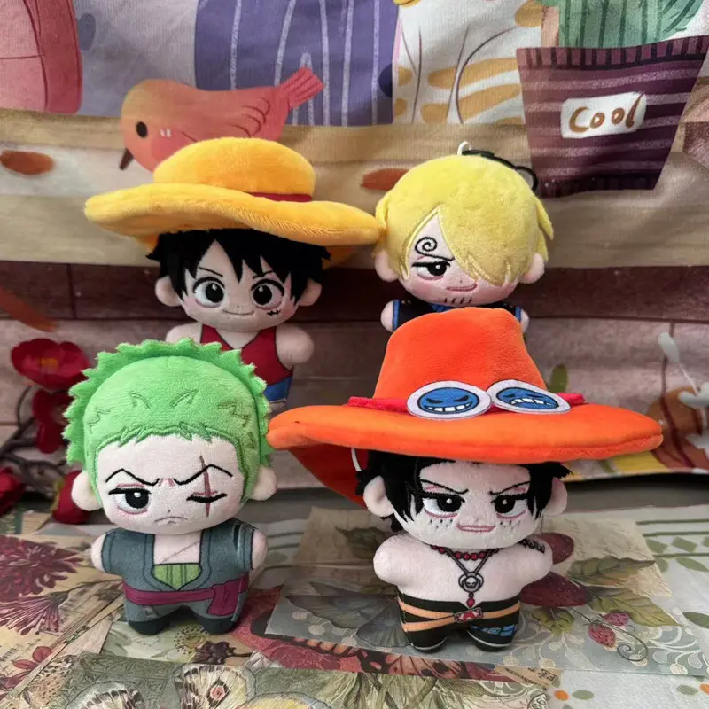 4 Styles Luffy/Zoro/Ace ONE PIECE Japanese Anime Peripherals Plush Doll Soft Stuffed Toys Throw Pillow Children Birthday Gift
