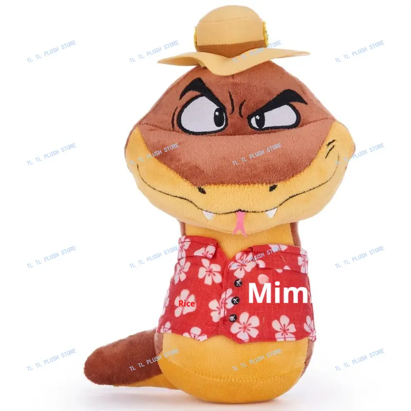 BAD GUYS 2 Movie Plush Toys Set -Snake Wolf Spider Shark Soft Stuffed Animal Pillow Bed Decor Cuddly Collectible Children Gift