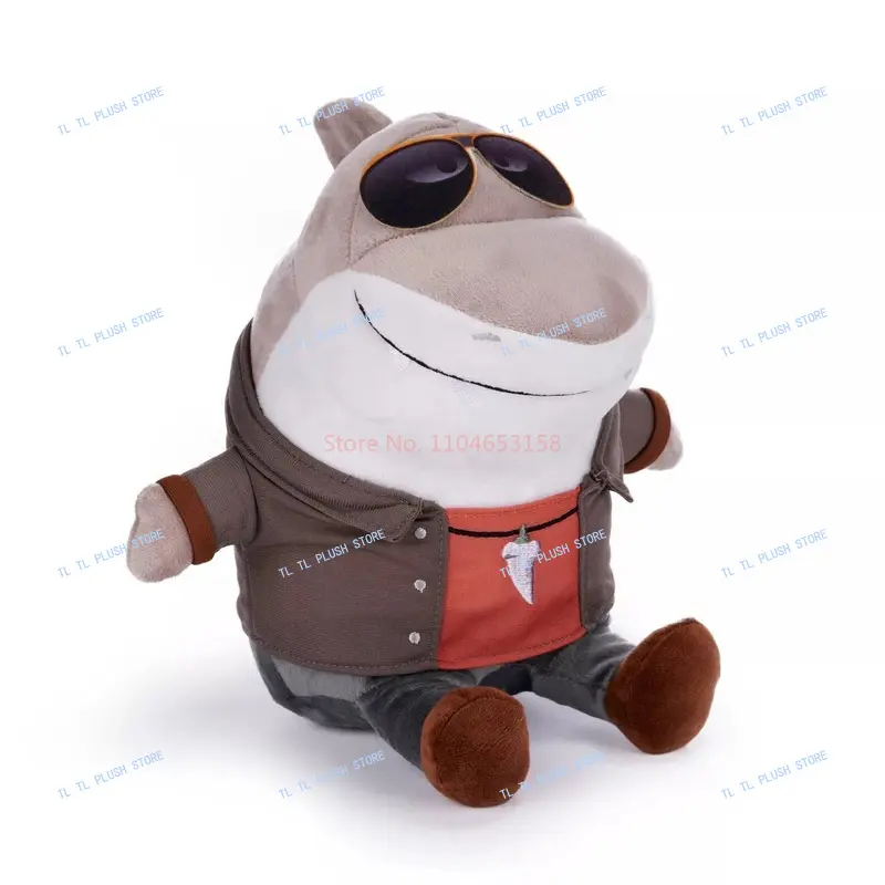 BAD GUYS 2 Movie Plush Toys Set -Snake Wolf Spider Shark Soft Stuffed Animal Pillow Bed Decor Cuddly Collectible Children Gift