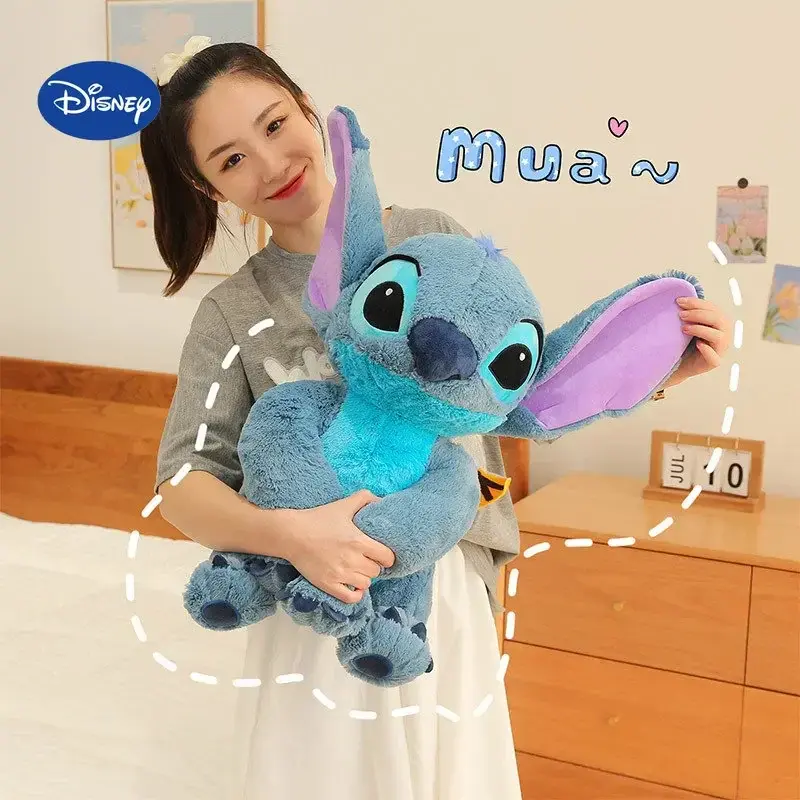 Disney 60CM Plush Stuffed Toys Lilo &Stitch Kawaii Cartoon Animal Cushion Pillow Doll Couple Girls BoyChristmas Gift  peluches