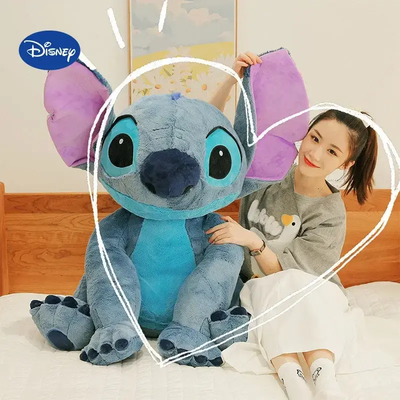 Disney 60CM Plush Stuffed Toys Lilo &Stitch Kawaii Cartoon Animal Cushion Pillow Doll Couple Girls BoyChristmas Gift  peluches