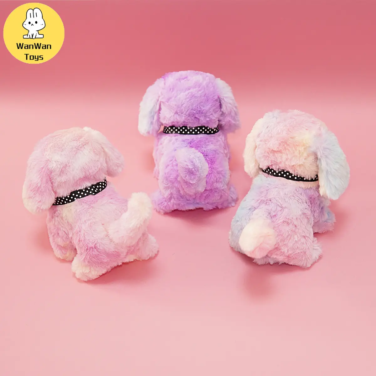 Small Dog Collar Multiple Color Options Electric Plush Cartoon Cute Children's Novelty Toy Christmas Party Decorations Birthday