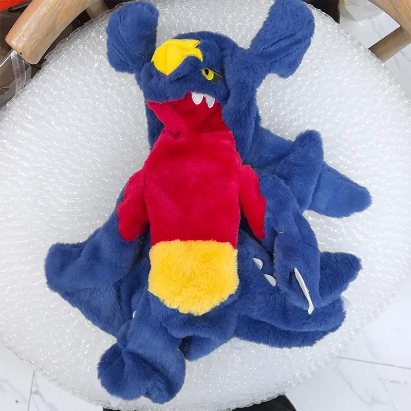 Pokemon Huge Garchomp Anime Plush Toys Pokémon Plushie Kawaii Semi-finished Leather Holster Pillow Gift for Children Xmas