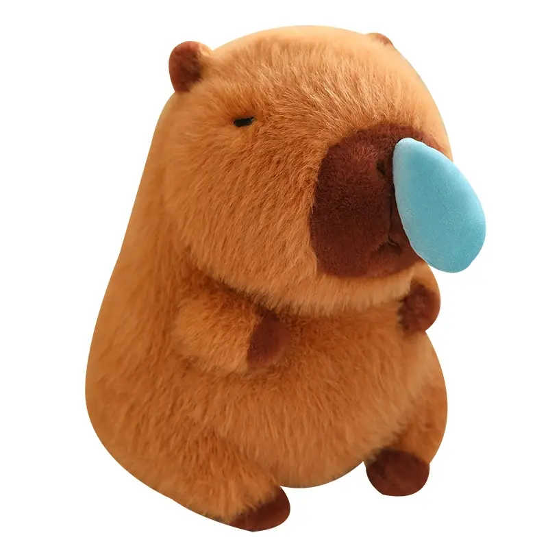 Capybara Plush Simulation Capibara Anime Fluffty Toy Cute Doll Stuffed Animals Soft Doll Plush Children Christmas Gift
