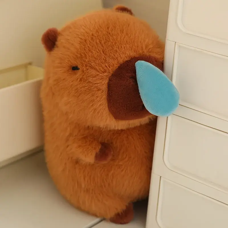 Capybara Plush Simulation Capibara Anime Fluffty Toy Cute Doll Stuffed Animals Soft Doll Plush Children Christmas Gift