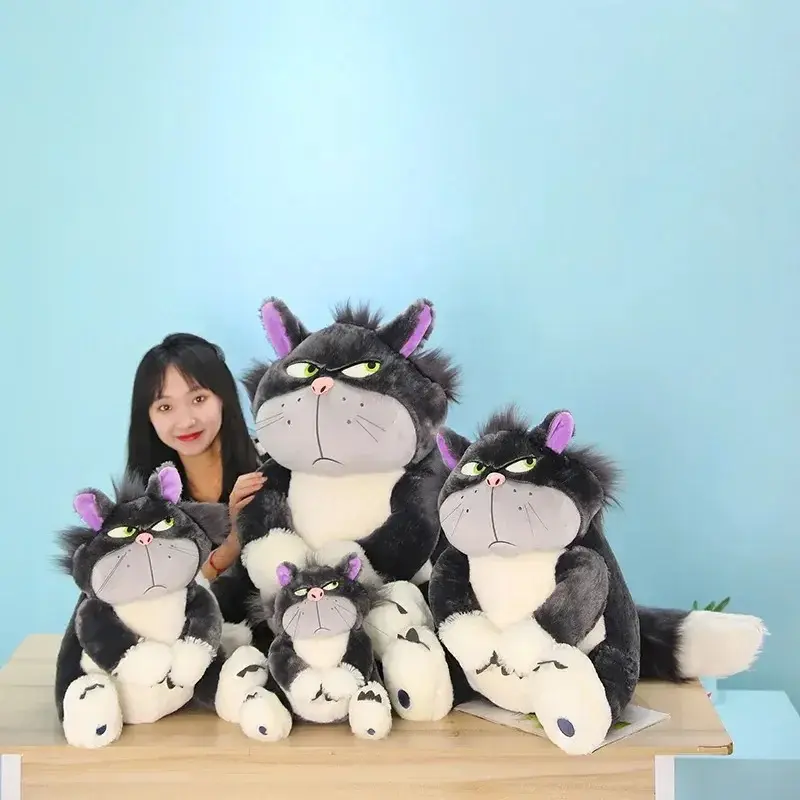 30/45/60cm Genuine Disney Lucifer Plush Toy Cute Stuffed Animal Plush Toys Japan Figaro Cinderella's Cat Girl Kids Holiday Gifts