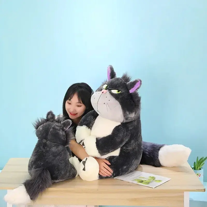 30/45/60cm Genuine Disney Lucifer Plush Toy Cute Stuffed Animal Plush Toys Japan Figaro Cinderella's Cat Girl Kids Holiday Gifts